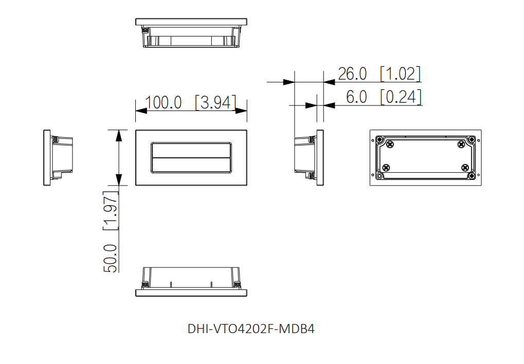 Dahua D-VTO4202F-MDB4 Dahua D-VTO4202F-MDB4 Detailansicht Bild 3 | EPS