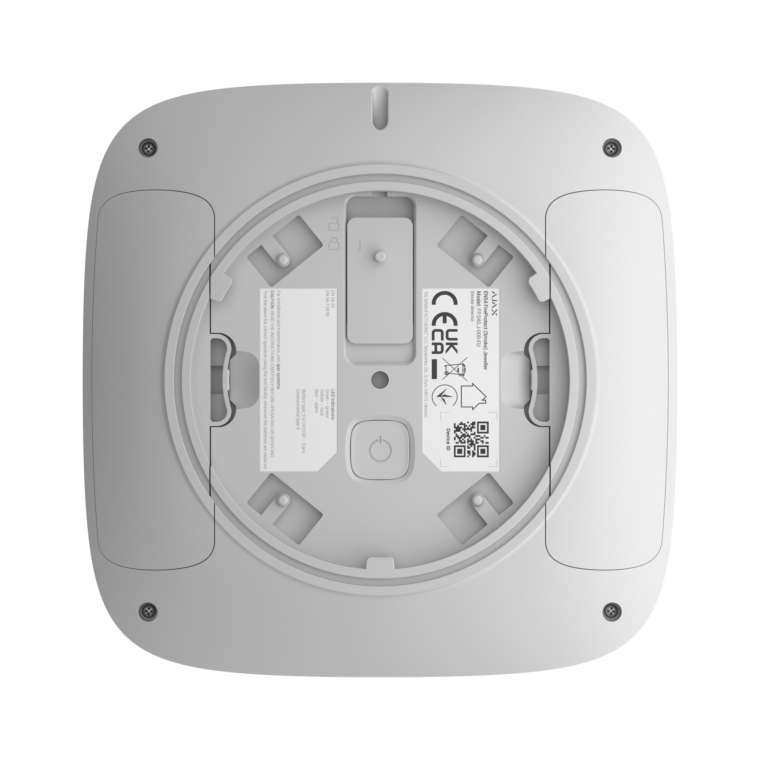 Ajax-Fire EN54 FireProtect (Smoke) weiß Detailansicht Bild 11 | EPS
