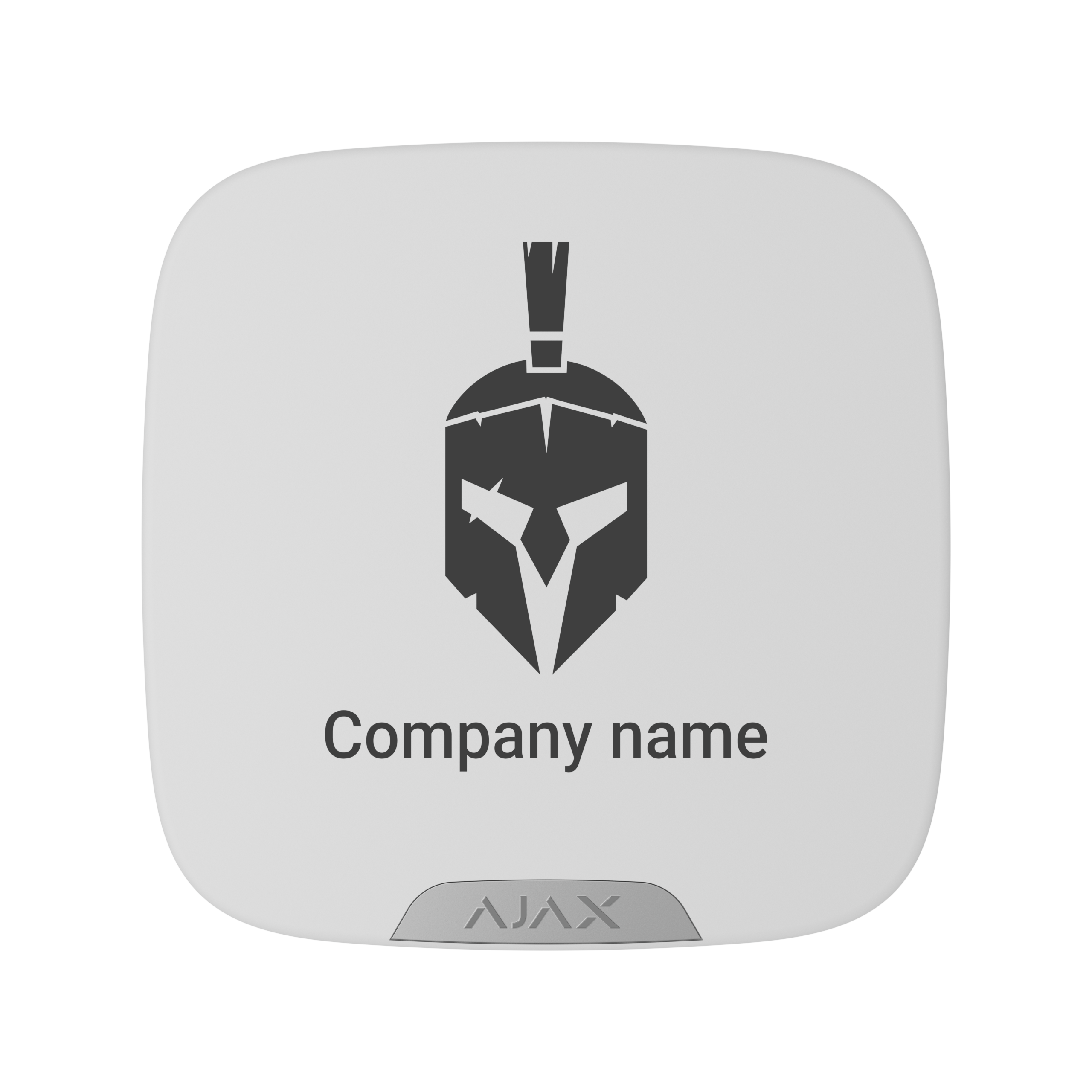 Ajax Brandplate for StreetSiren DoubleDeck Weiß | EPS