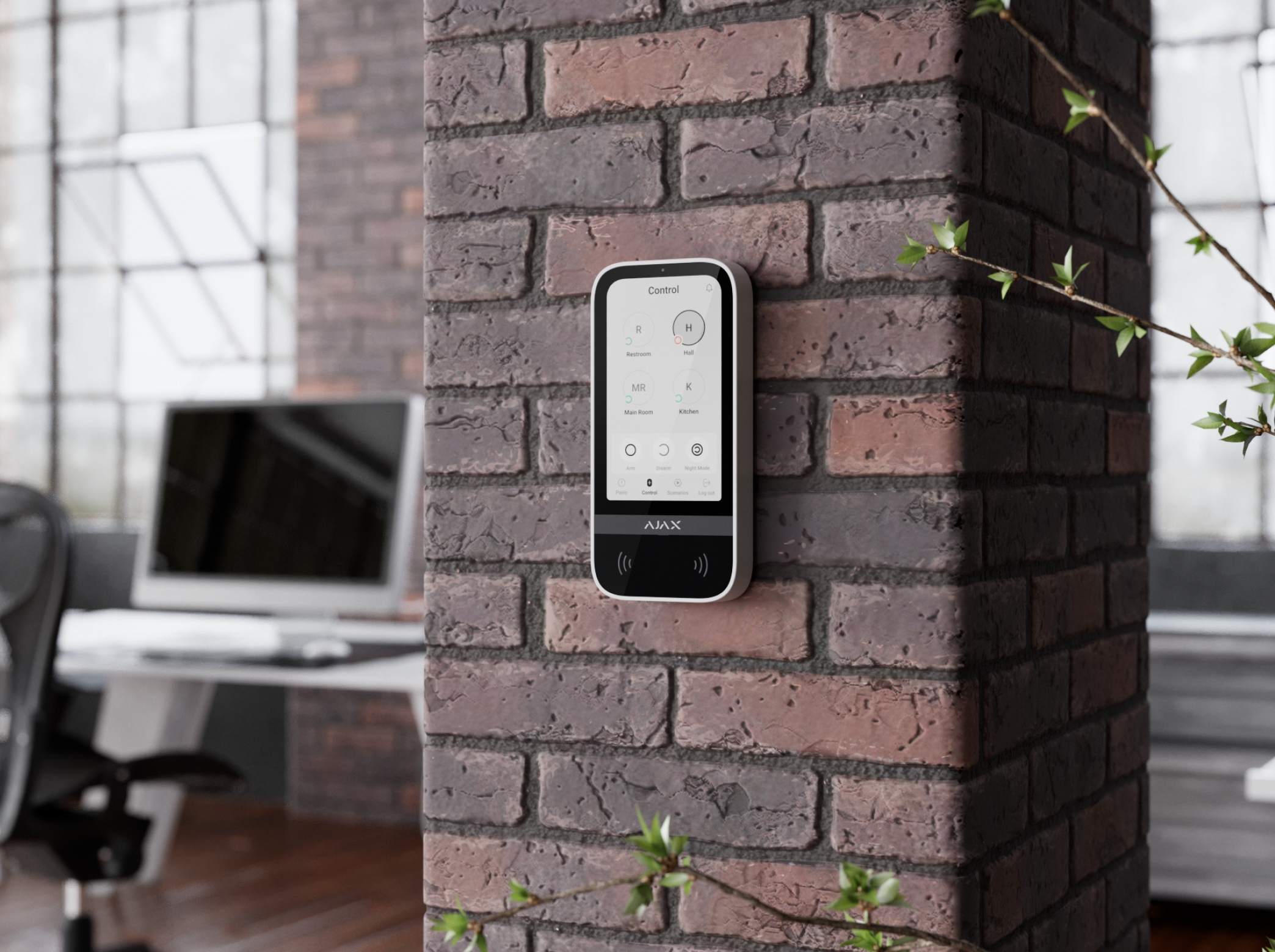 Superior KeyPad TouchScreen G3 Jeweller Weiß