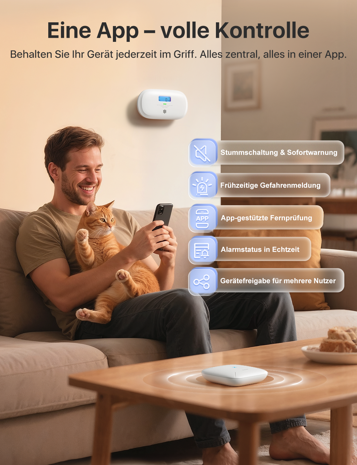 X-Sense XC0C-MR WLAN-CO-Melder, Funk-kompatibel X-Sense XC0C-MR WLAN-CO-Melder, Funk-kompatibel