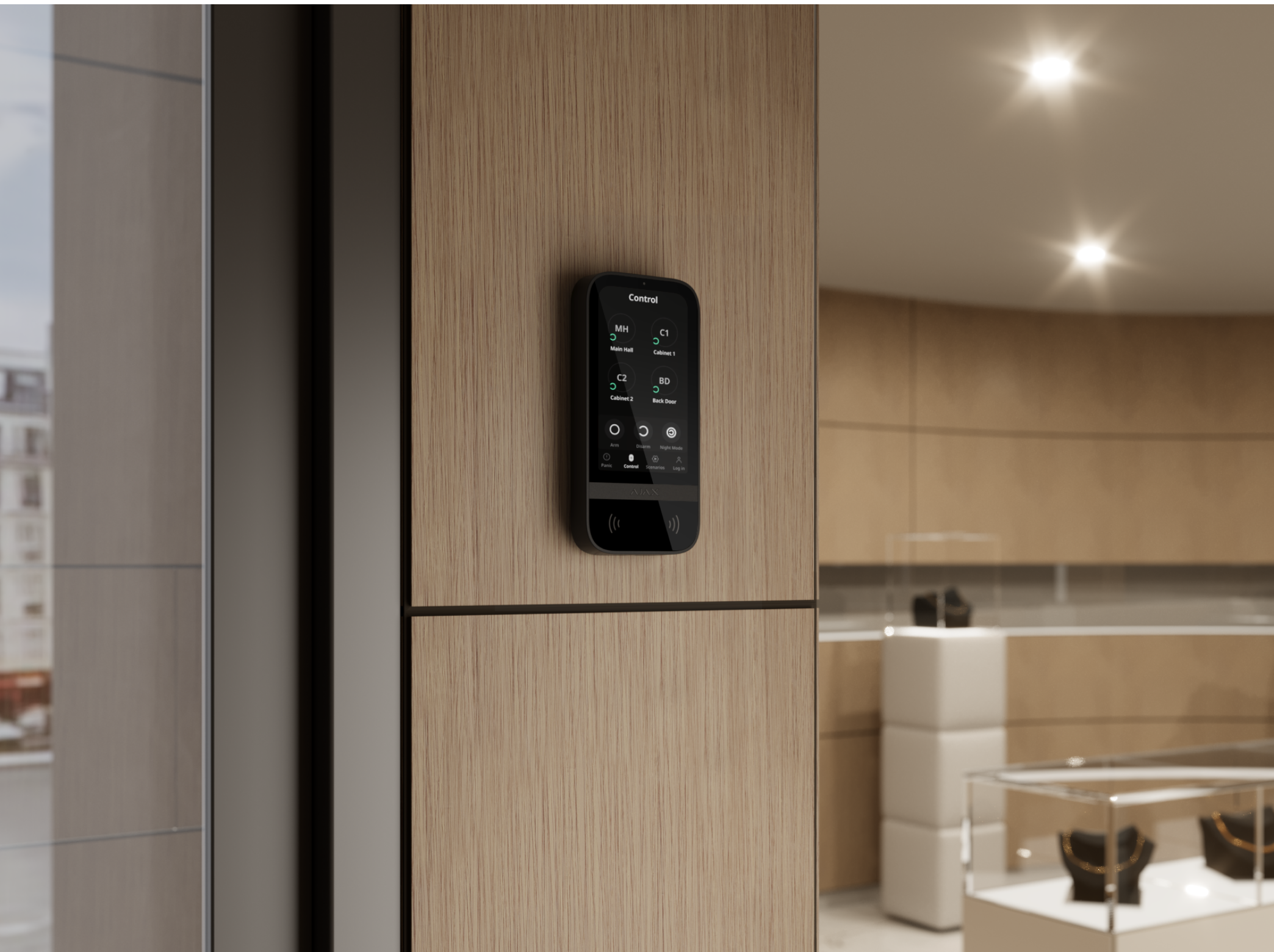 Superior KeyPad TouchScreen G3 Jeweller Schwarz