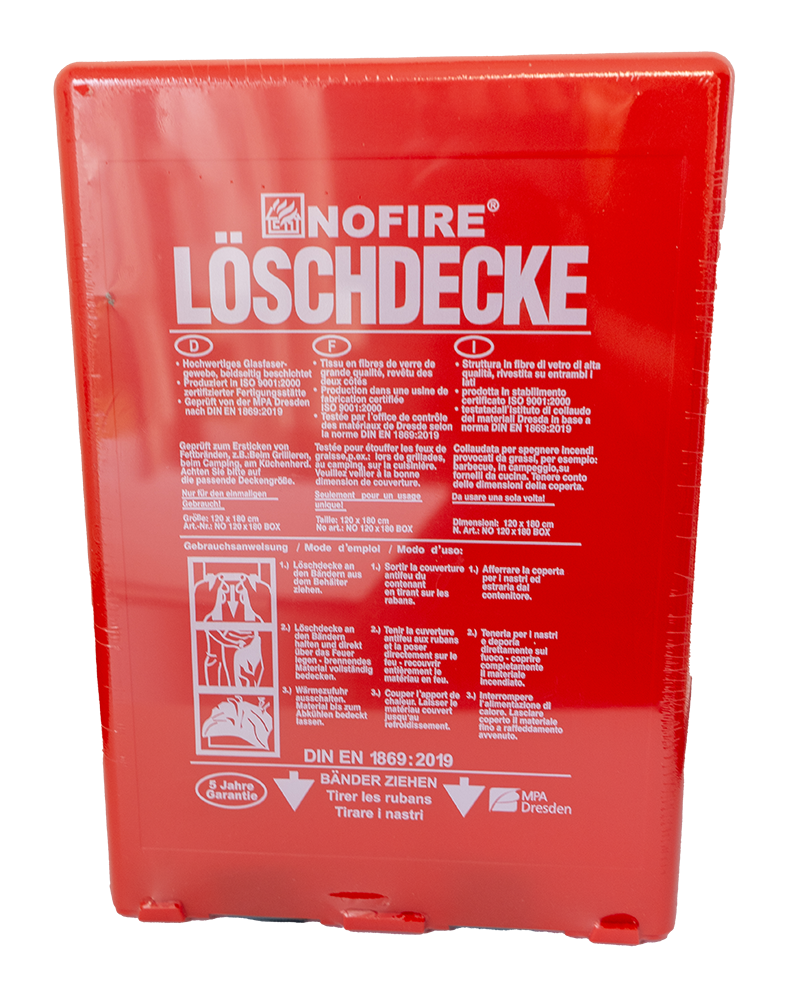 NOFIRE Löschdecke 120x180 Box | EPS