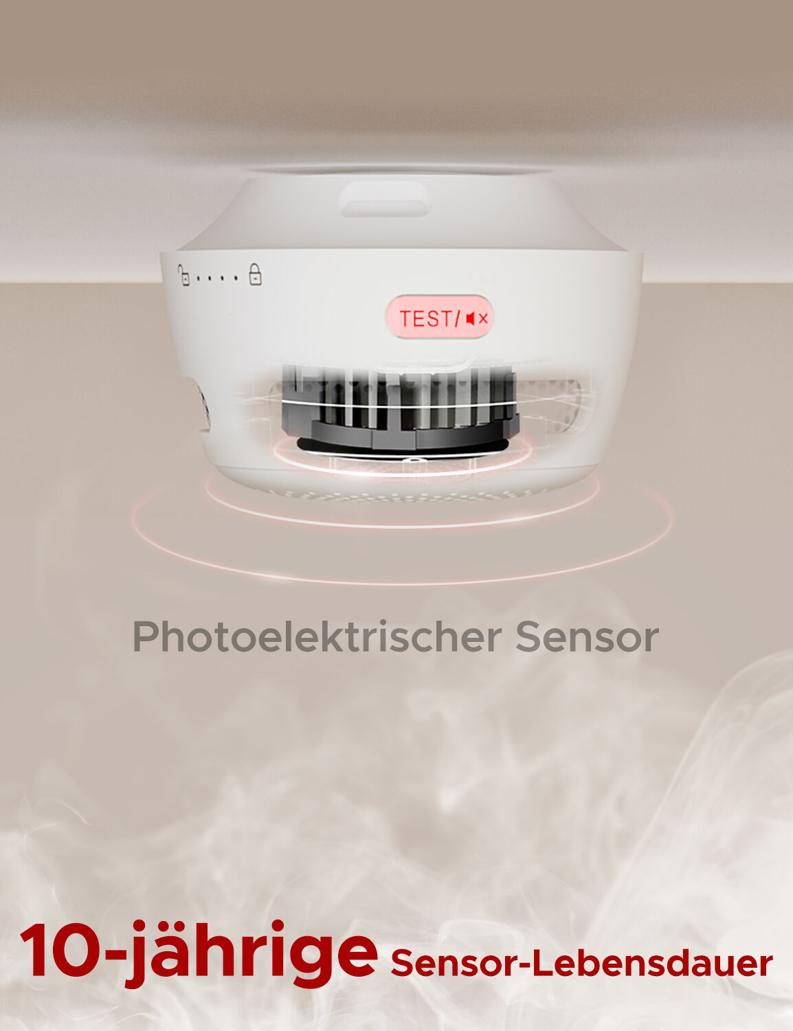 X-Sense XS01-WX WLAN-Rauchmelder, App-Steuerung X-Sense XS01-WX WLAN-Rauchmelder, App-Steuerung