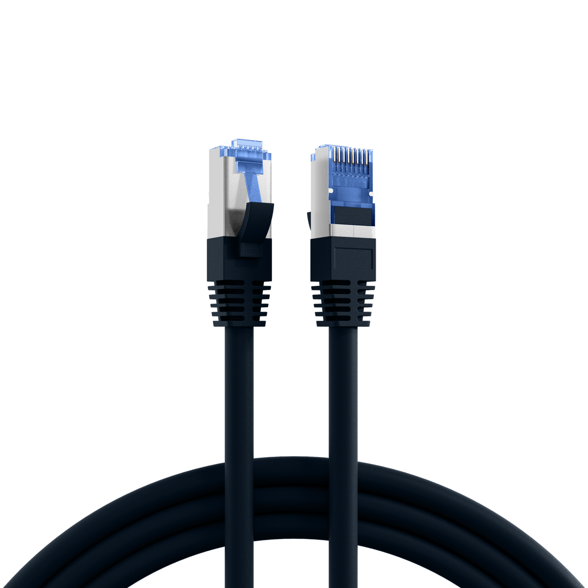 EPS RJ45 Patchkabel Cat.6A S/FTP TPE Cat.7 Rohkabel 0,5m EPS RJ45 Patchkabel Cat.6A S/FTP TPE Cat.7 Rohkabel 0,5m Detailansicht Bild 4 | EPS
