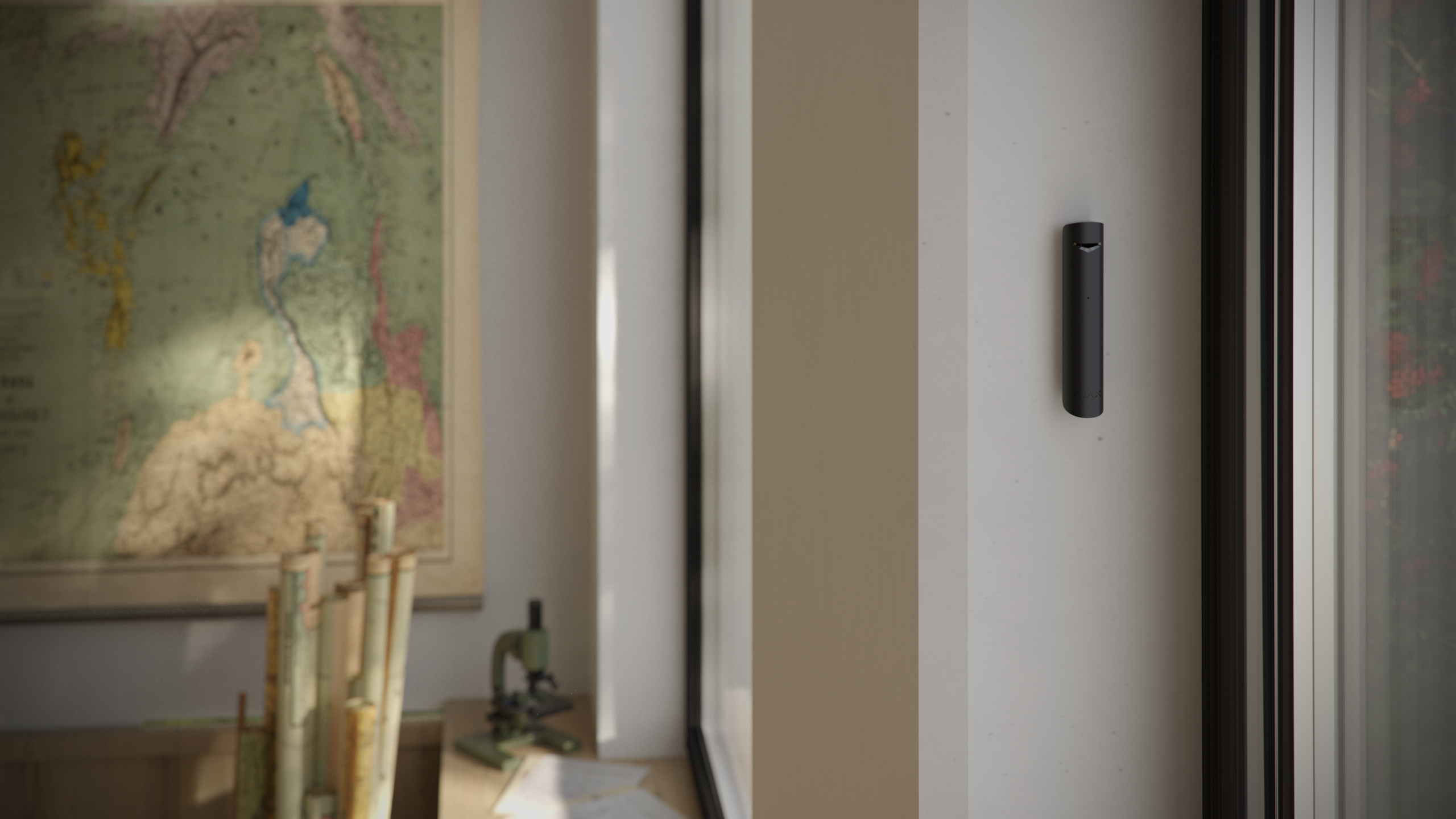 Ajax Superior GlassProtect Jeweller Schwarz Detailansicht Bild 7 | EPS