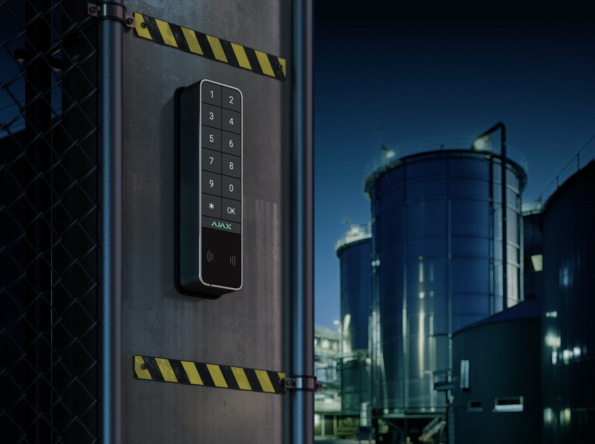 Ajax KeyPad Outdoor Jeweller Schwarz Ajax KeyPad Outdoor Jeweller Schwarz Detailansicht Bild 7 | EPS