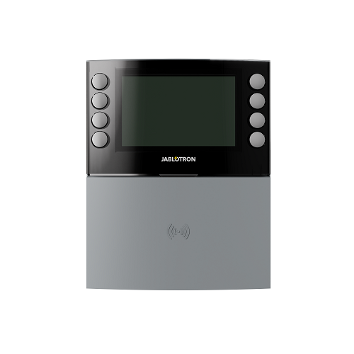 ja-155e-gr-AUSSCHUSS-WARE - 2.png JA-115E-GR Bus-Viersegmenttastatur mit Display und RFID-Leser - grau
