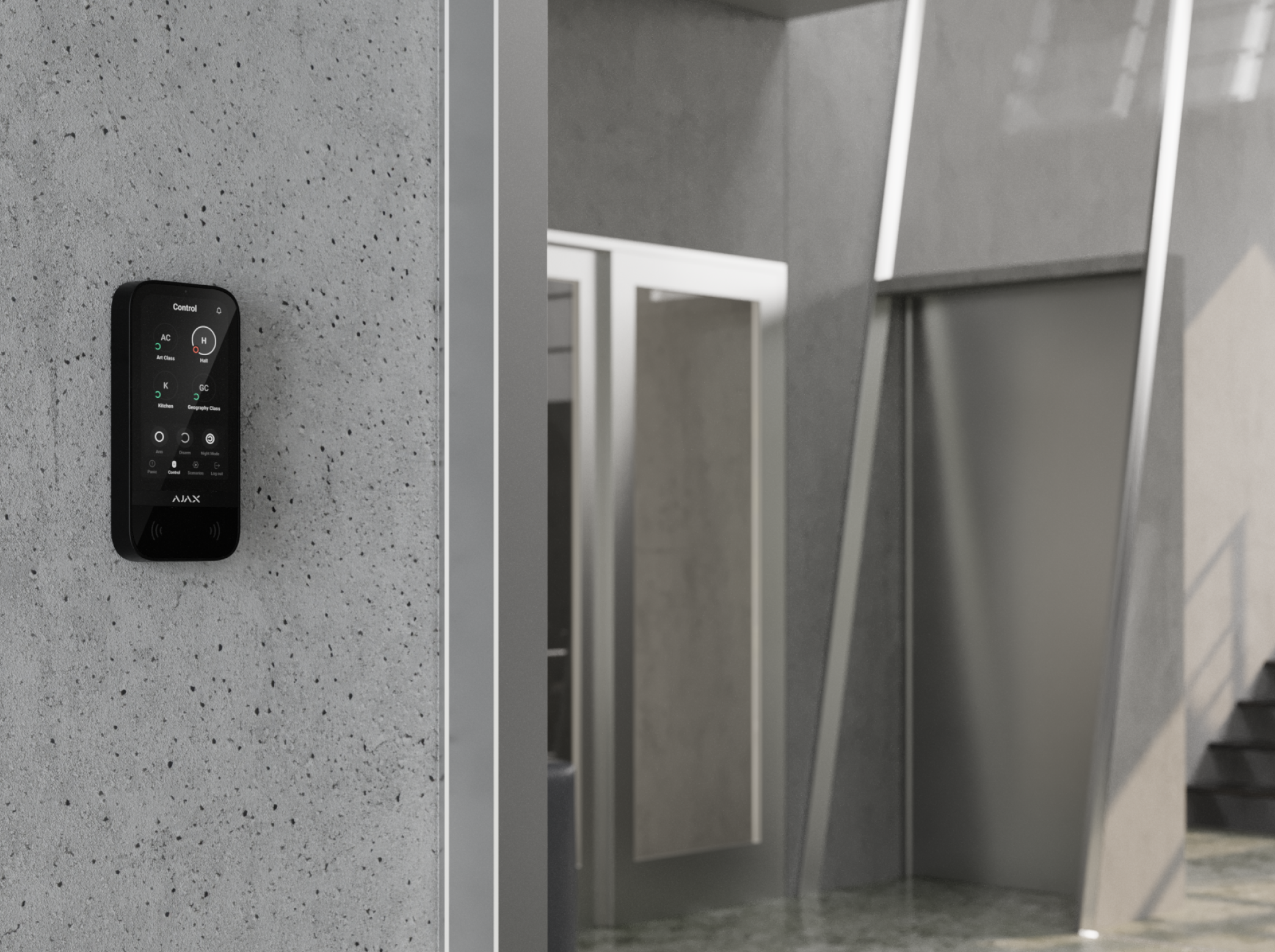 Superior KeyPad TouchScreen G3 Jeweller Schwarz