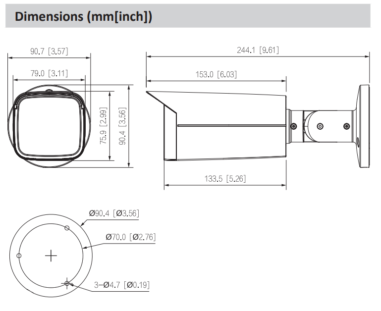 Dahua D-HAC-HFW2241TUP-Z-A-DP Dahua D-HAC-HFW2241TUP-Z-A-DP | EPS