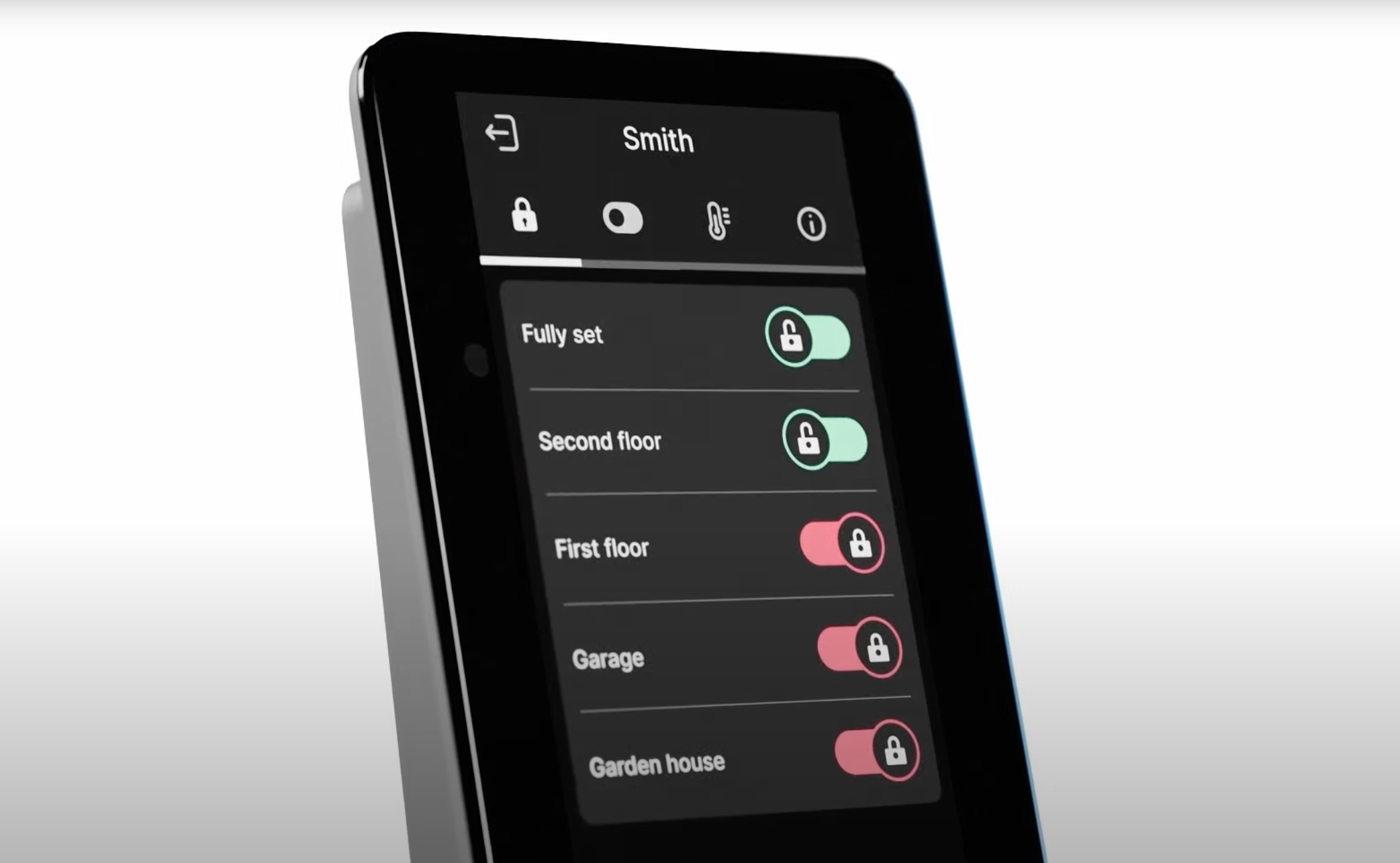 JA-116E-AN Bus-Touchscreen-Tastatur mit RFID-Leser - anthrazit