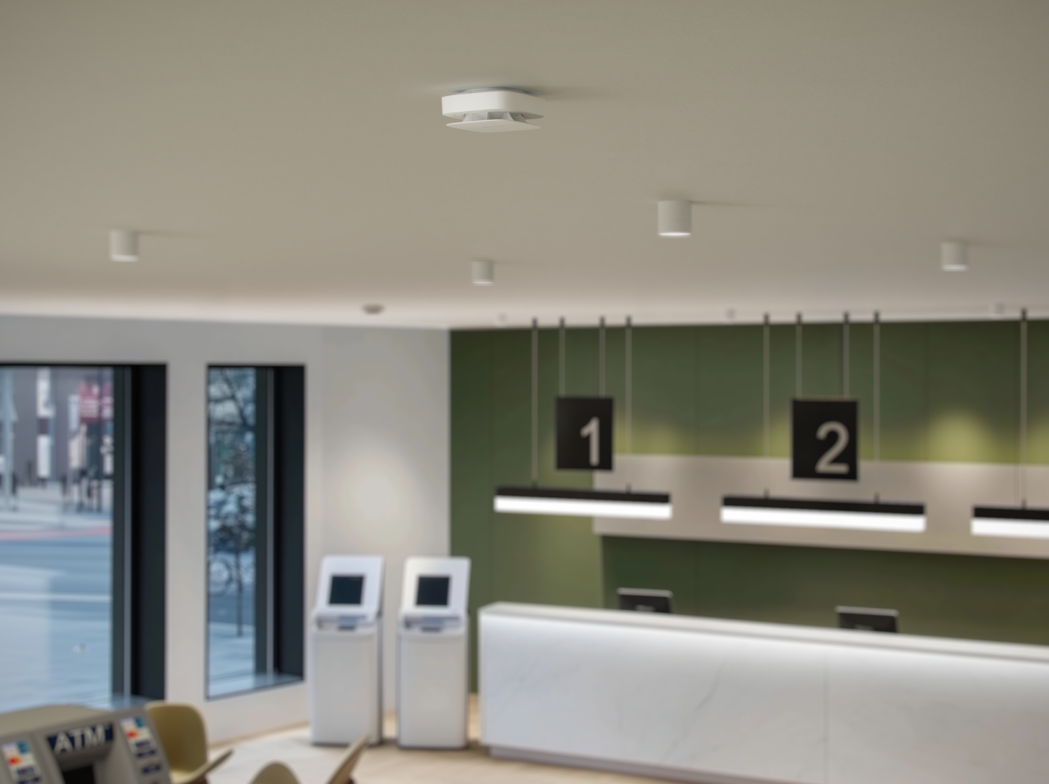 Ajax-Fire EN54 FireProtect (Smoke/Sounder) weiß Detailansicht Bild 4 | EPS