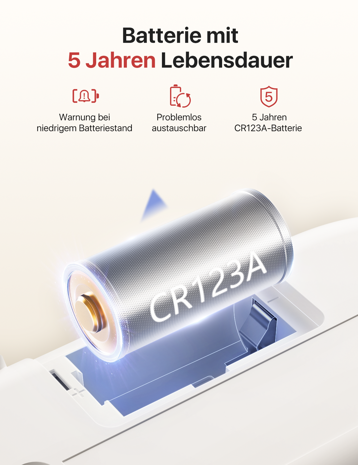 X-Sense XC01-R CO-Melder, austauschbare Batterie