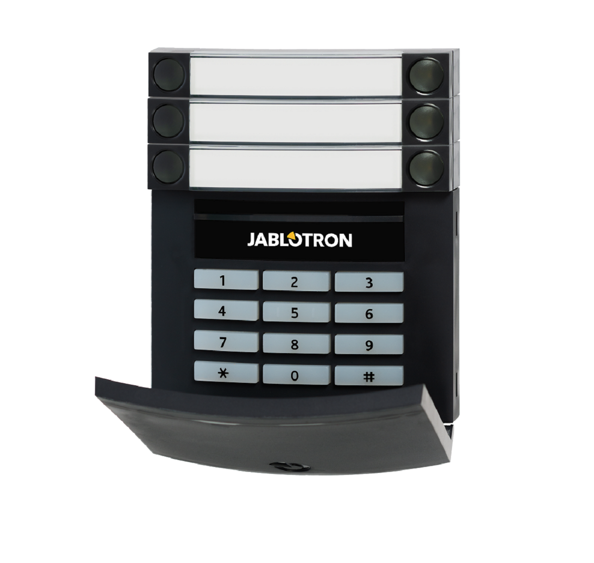 113E-AN-3segments.png JA-113E-AN Bus-Zugangsmodul mit Tastatur und RFID - anthrazit