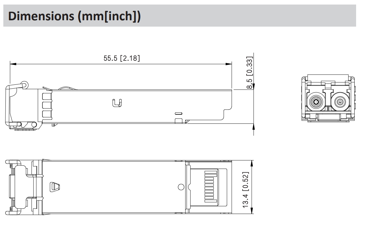 Dahua D-TSFP-850-MMF Dahua D-TSFP-850-MMF Detailansicht Bild 3 | EPS