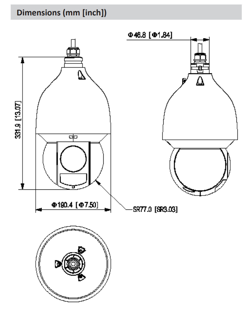 Dahua D-SD5A825GA-HNR Dahua D-SD5A825GA-HNR Detailansicht Bild 4 | EPS