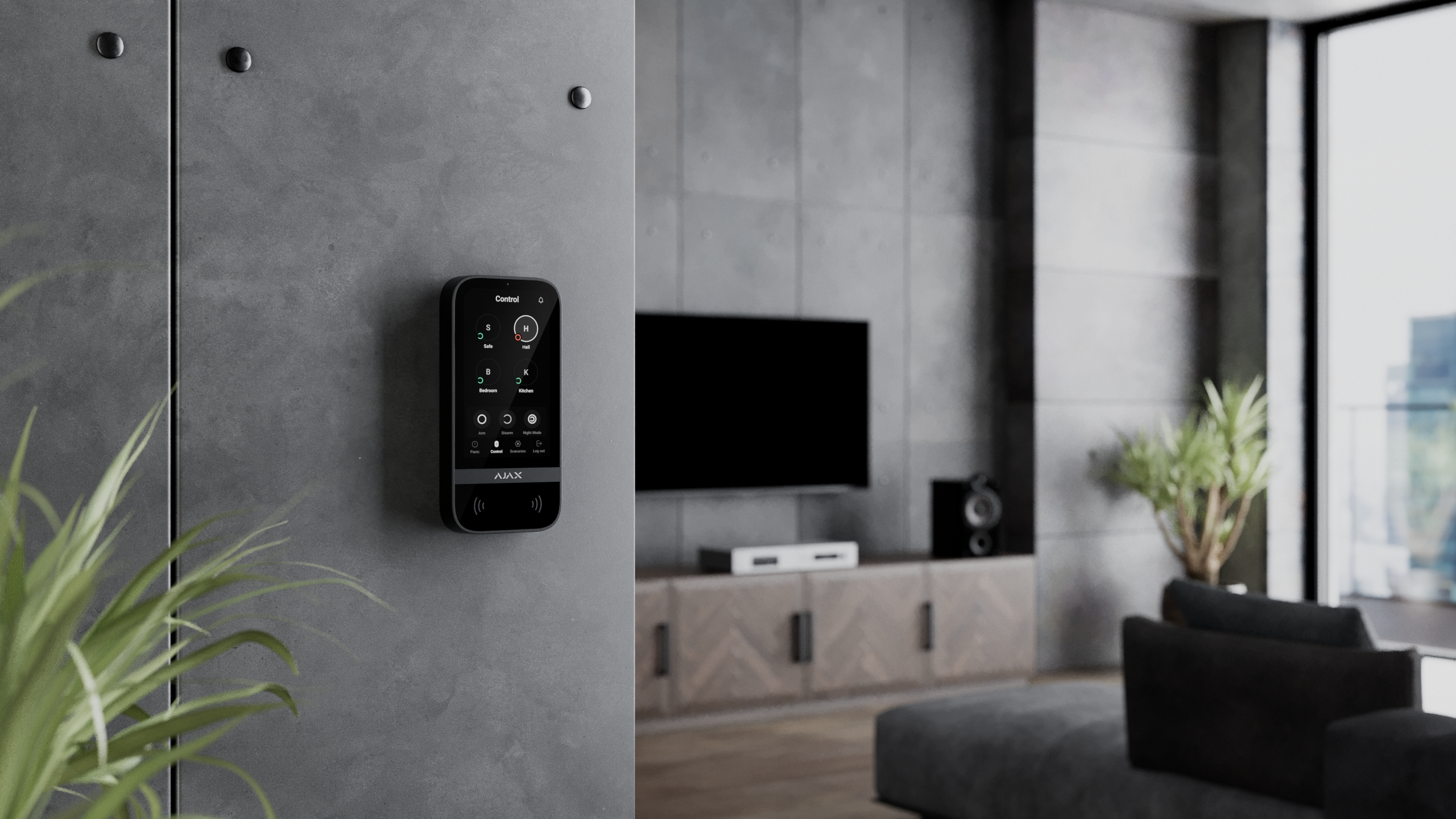 KeyPad TouchScreen Schwarz