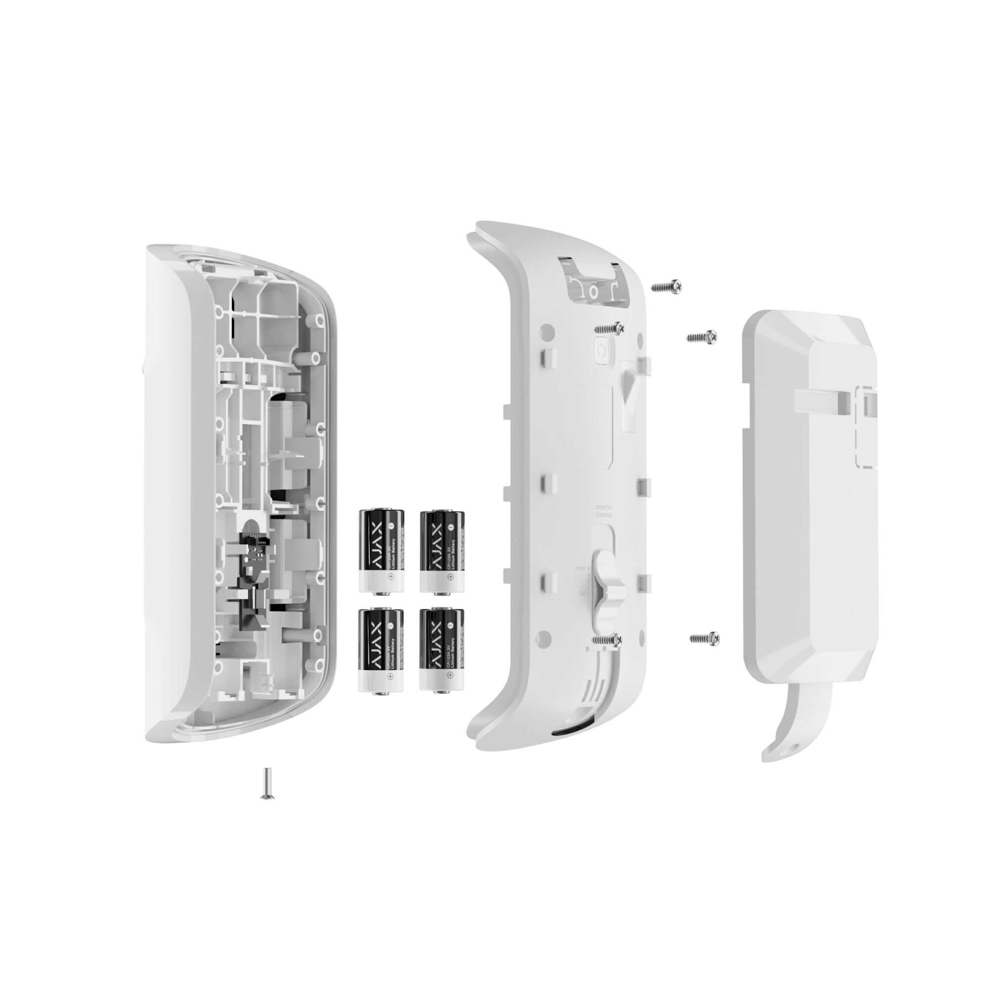 Ajax MotionCam Outdoor (PhOD) Jeweller Weiß Detailansicht Bild 6 | EPS