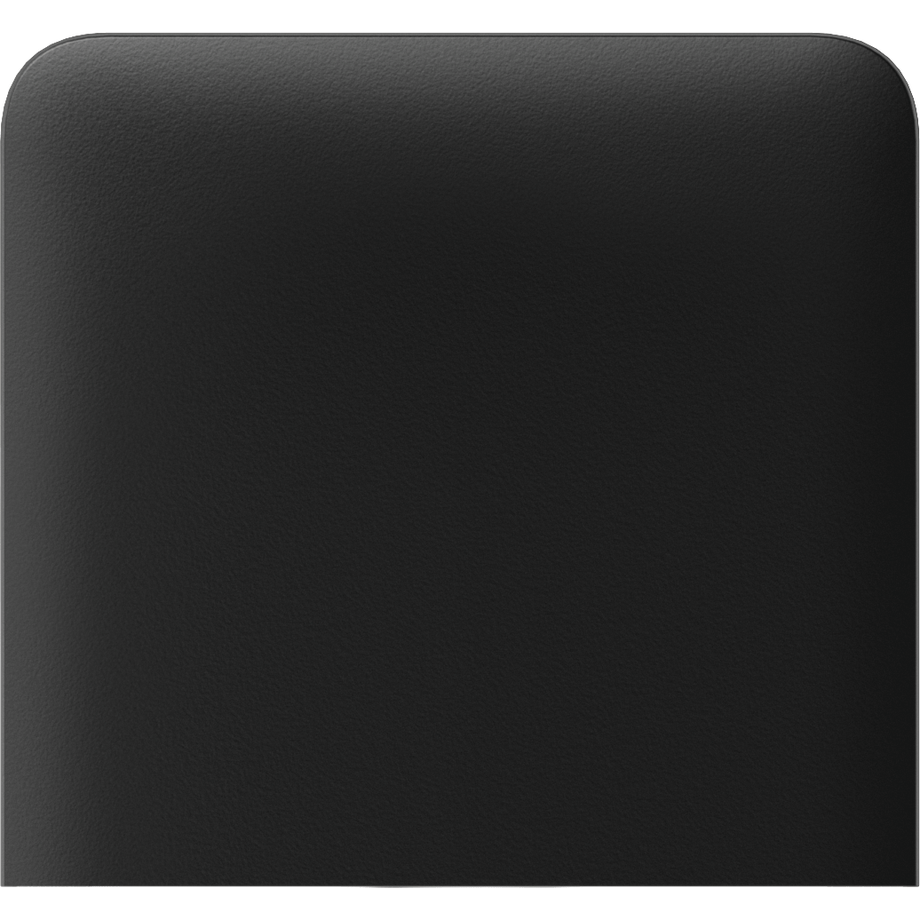 SideButton (1-gang) vertical Schwarz