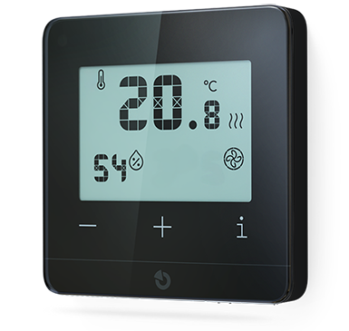 Jablotron JB-111TP-AN Bus-Raumthermostat Anthrazit Jablotron JB-111TP-AN Bus-Raumthermostat Anthrazit Detailansicht Bild 3 | EPS