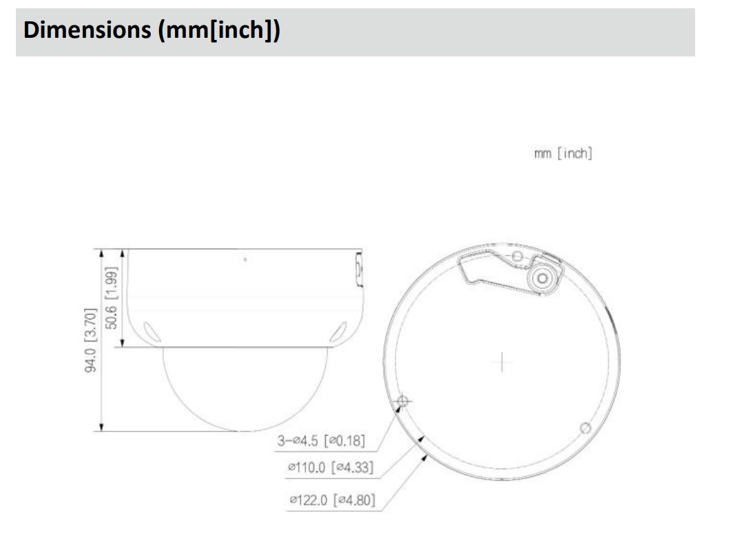Dahua D-IPC-HDBW5441RP-ASE-HDMI-0280B Dahua D-IPC-HDBW5441RP-ASE-HDMI-0280B Detailansicht Bild 3 | EPS