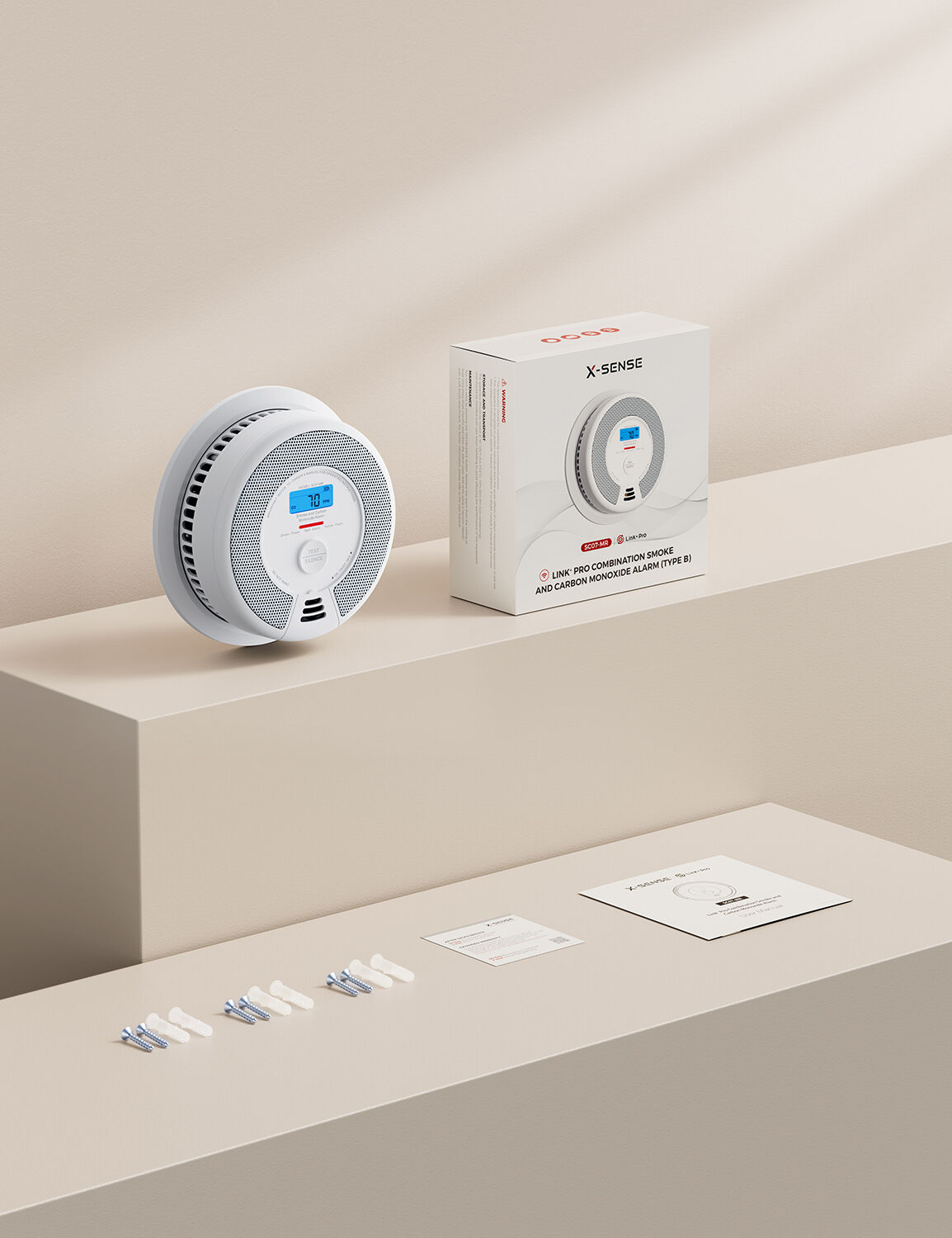 X-Sense SC07-WX WLAN Rauch- & CO-Melder mit App