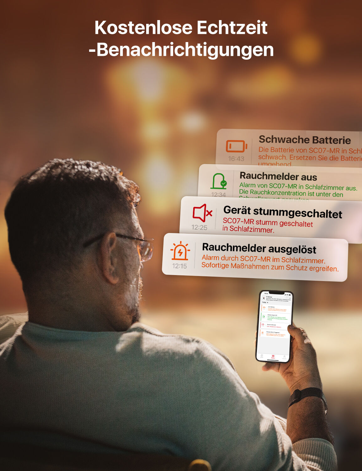 X-Sense SC07-WX WLAN Rauch- & CO-Melder mit App