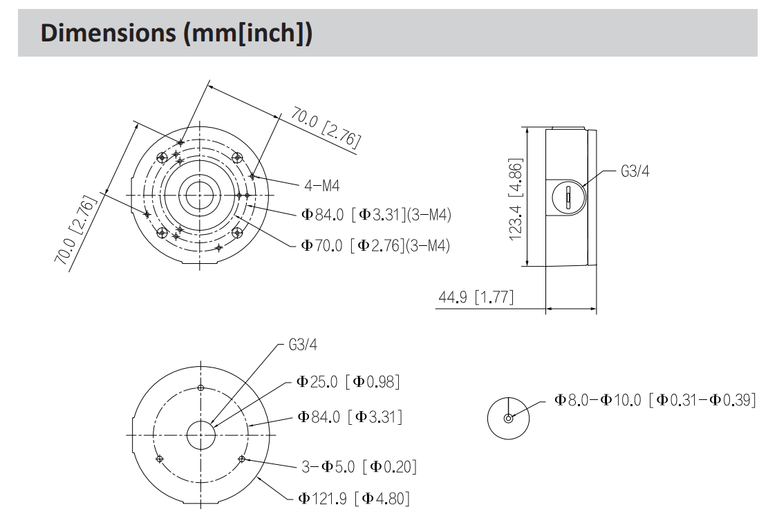 Dahua D-PFA5300R Dahua D-PFA5300R Detailansicht Bild 3 | EPS