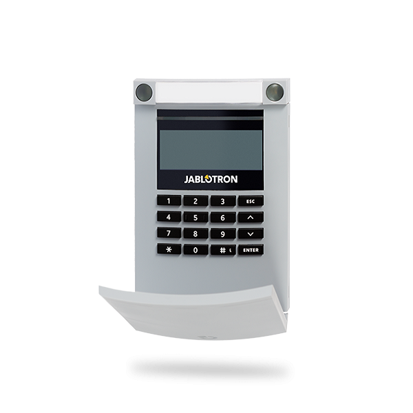 JA-154E-GR.png JA-154E-GR Drahtloses Zugangsmodul mit Display, Tastatur und RFID - grau