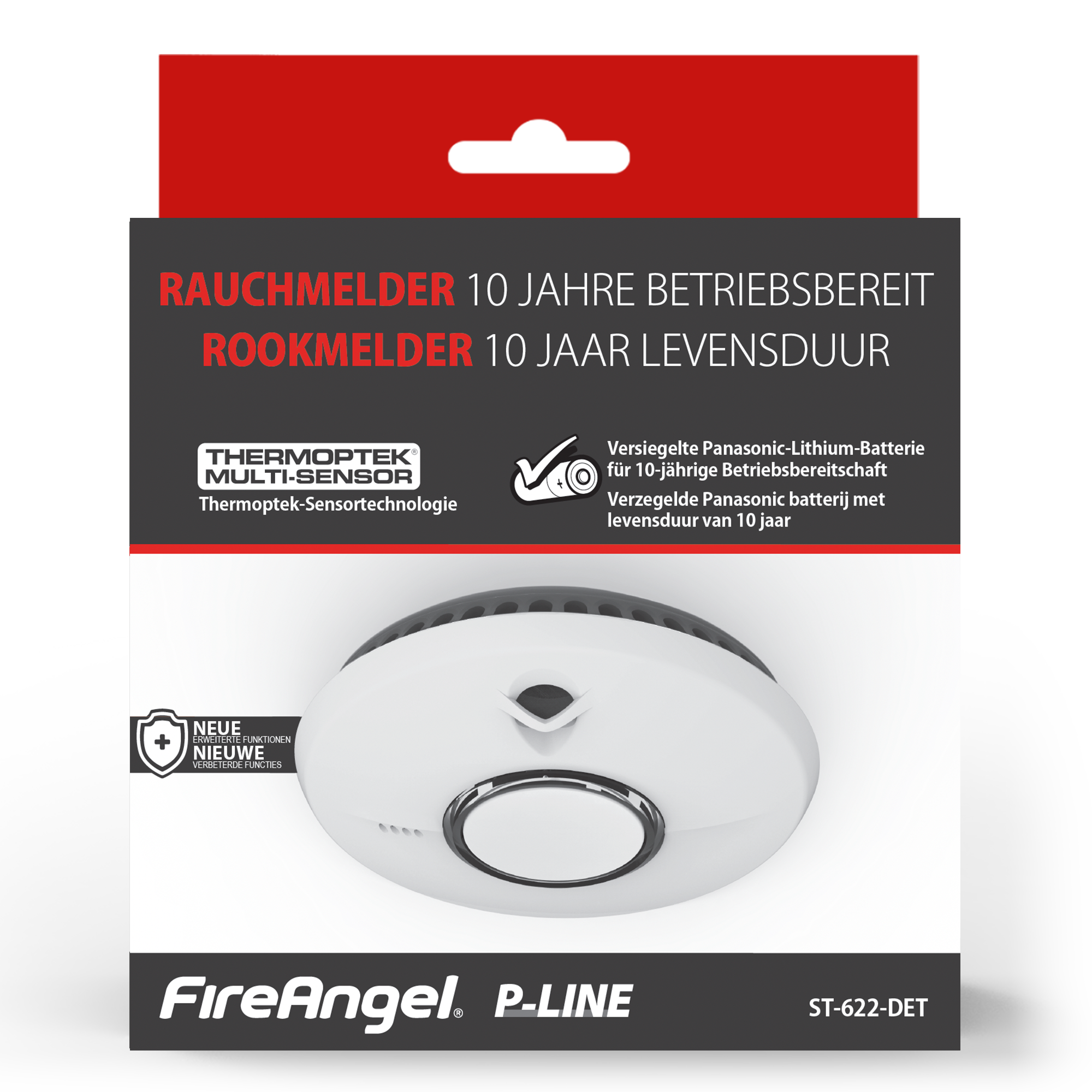 FireAngel ST-622-DE P-Line Thermoptek Rauchwarnmelder Detailansicht Bild 6 | EPS