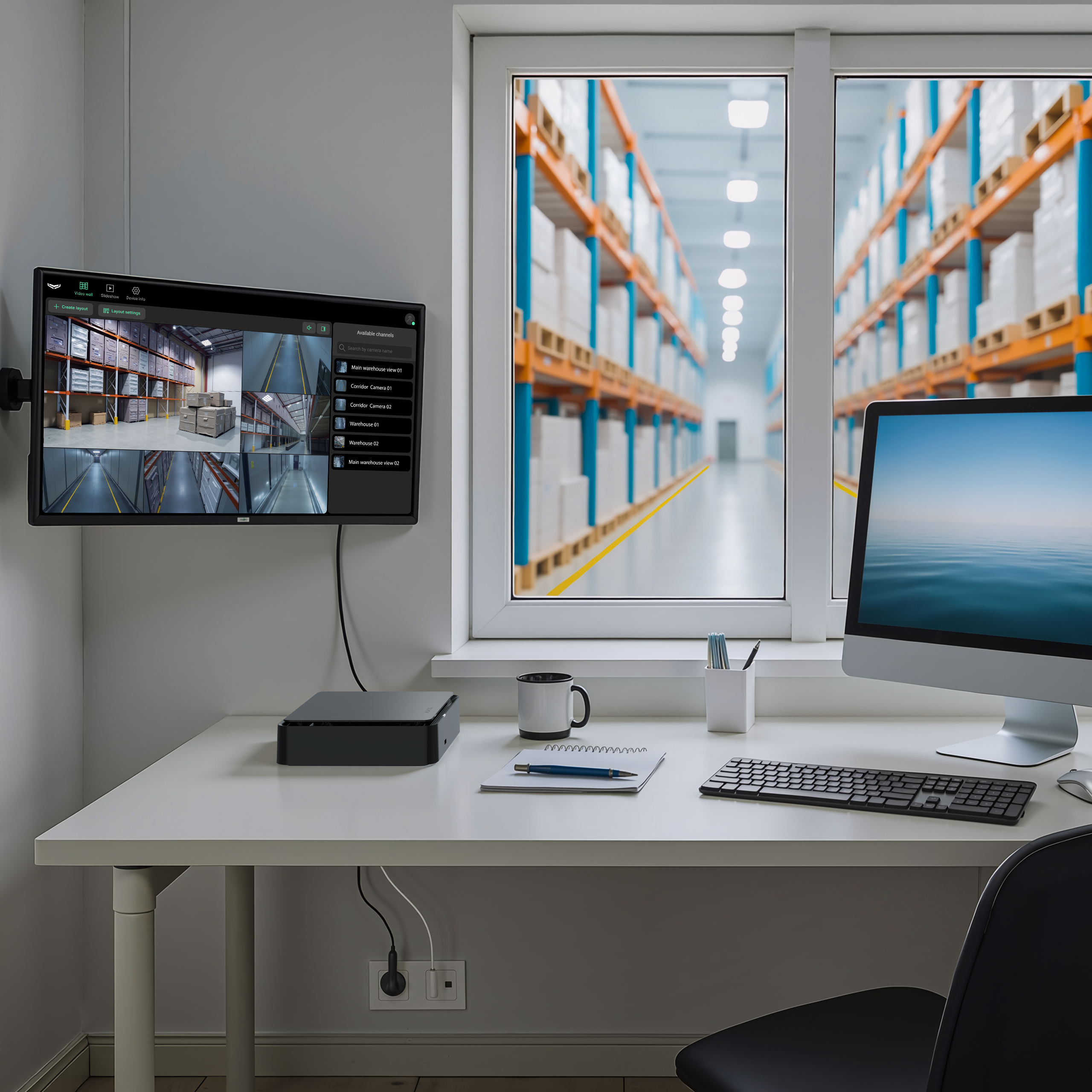 NVR HAC 8-ch Schwarz NVR HAC 16-ch Schwarz