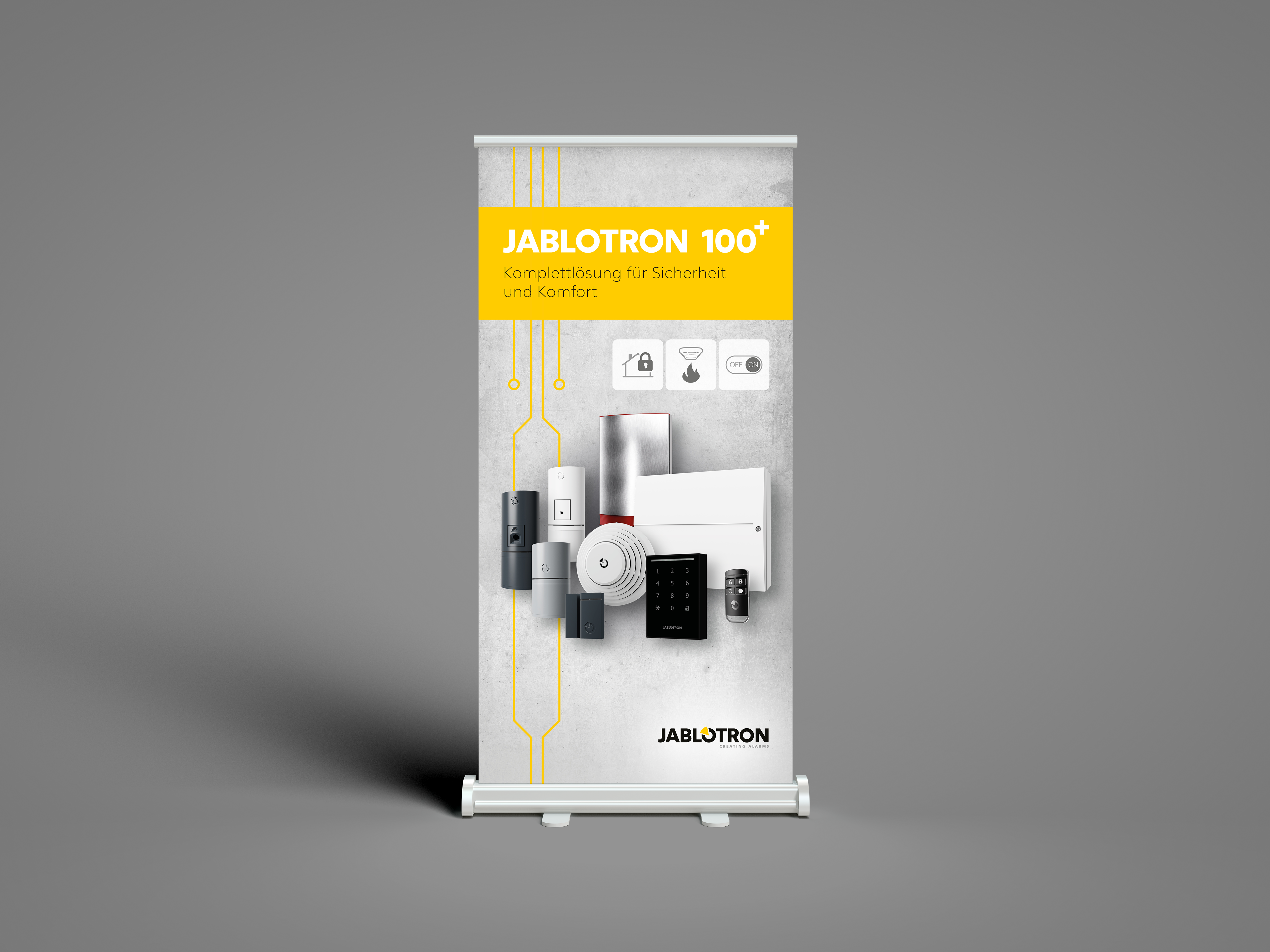 Jablotron PI-ROLL+B2B Roll-UP JABLOTRON 100+ B2B Jablotron PI-ROLL+B2B Roll-UP JABLOTRON 100+ B2B | EPS