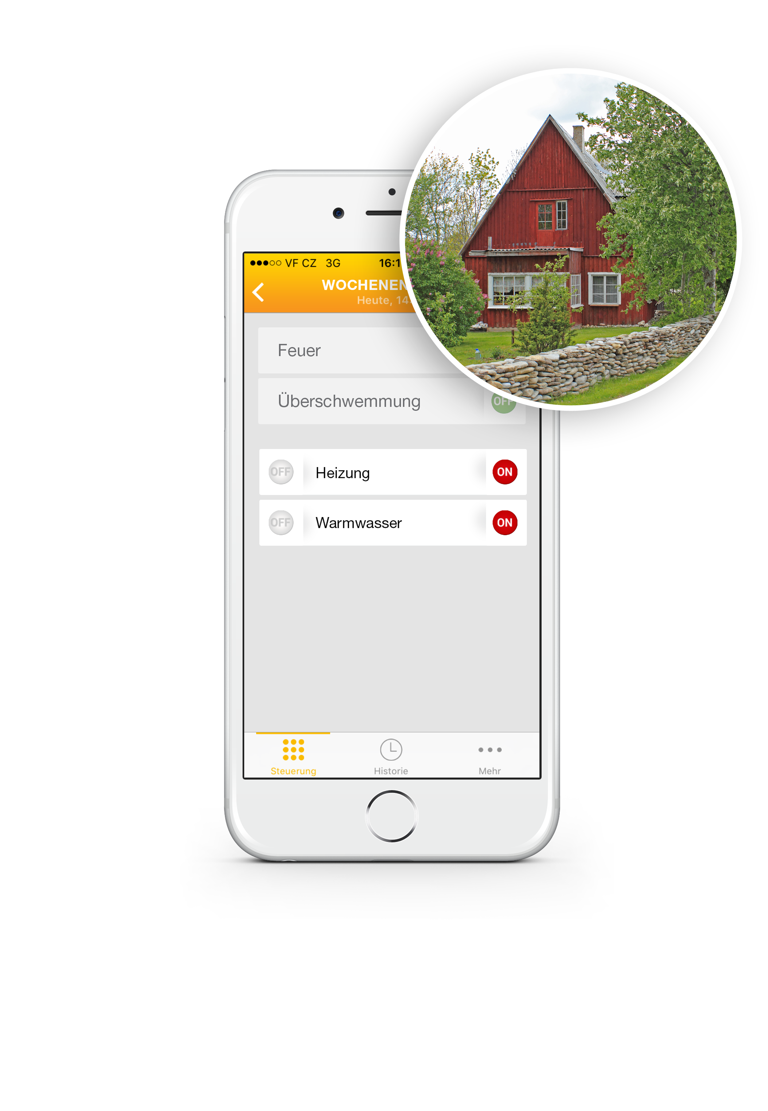 Jablotron JA-151ST Drahtloser kombinierter Rauch- und Hitzemelder mit eingebauter Sirene Jablotron JA-151ST Drahtloser kombinierter Rauch- und Hitzemelder mit eingebauter Sirene Detailansicht Bild 4 | EPS