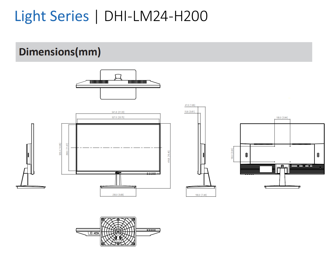 D-LM24-H200-B4-V2, CAD-Diagramm, Diagramm