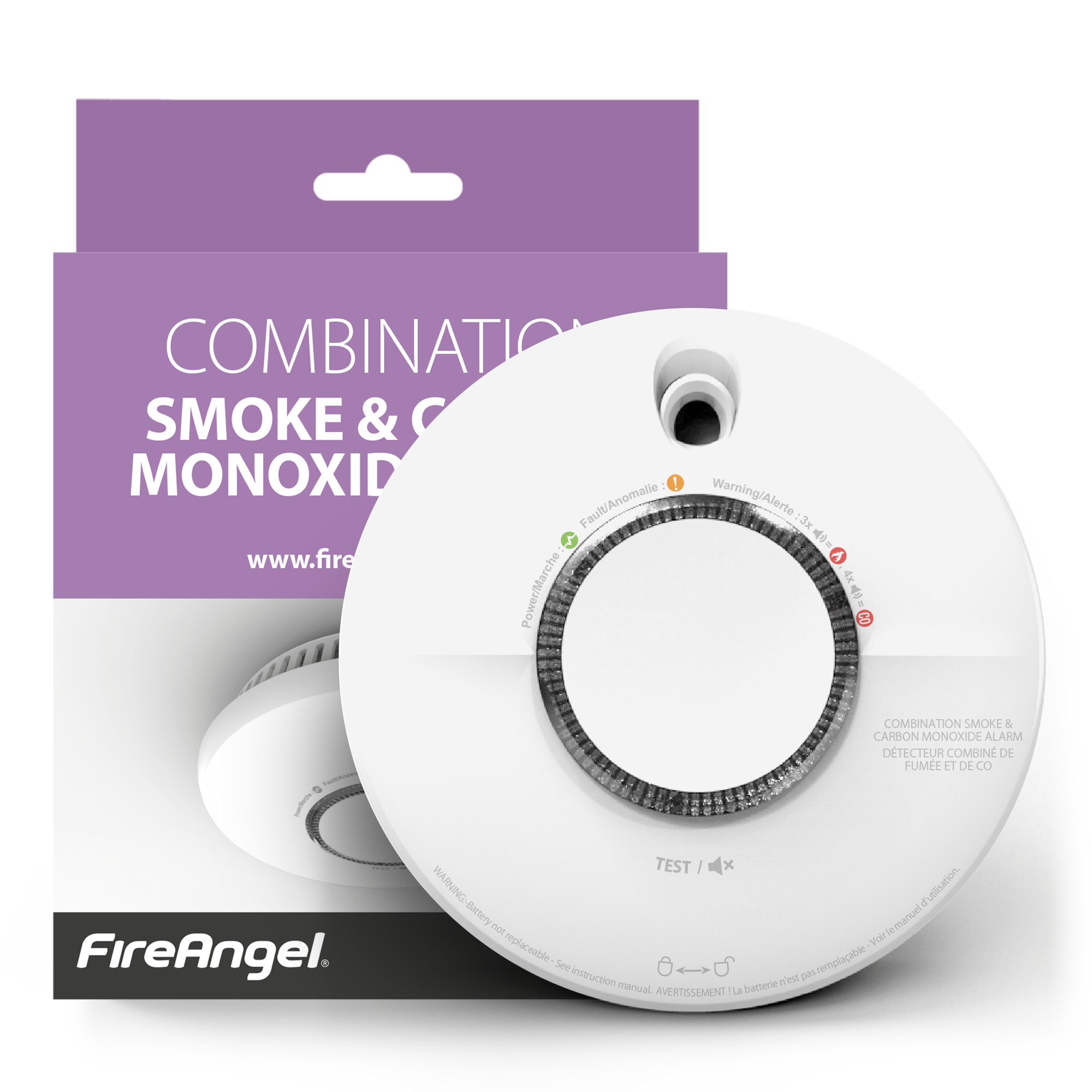 FireAngel FA-SCB10-INT Kombinierter Rauch Detailansicht Bild 7 | EPS