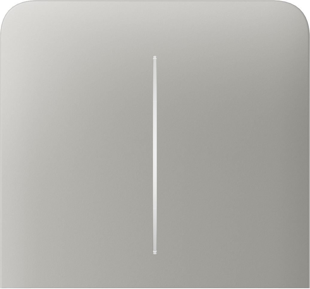 SideButton (2-gang) vertical Oyster