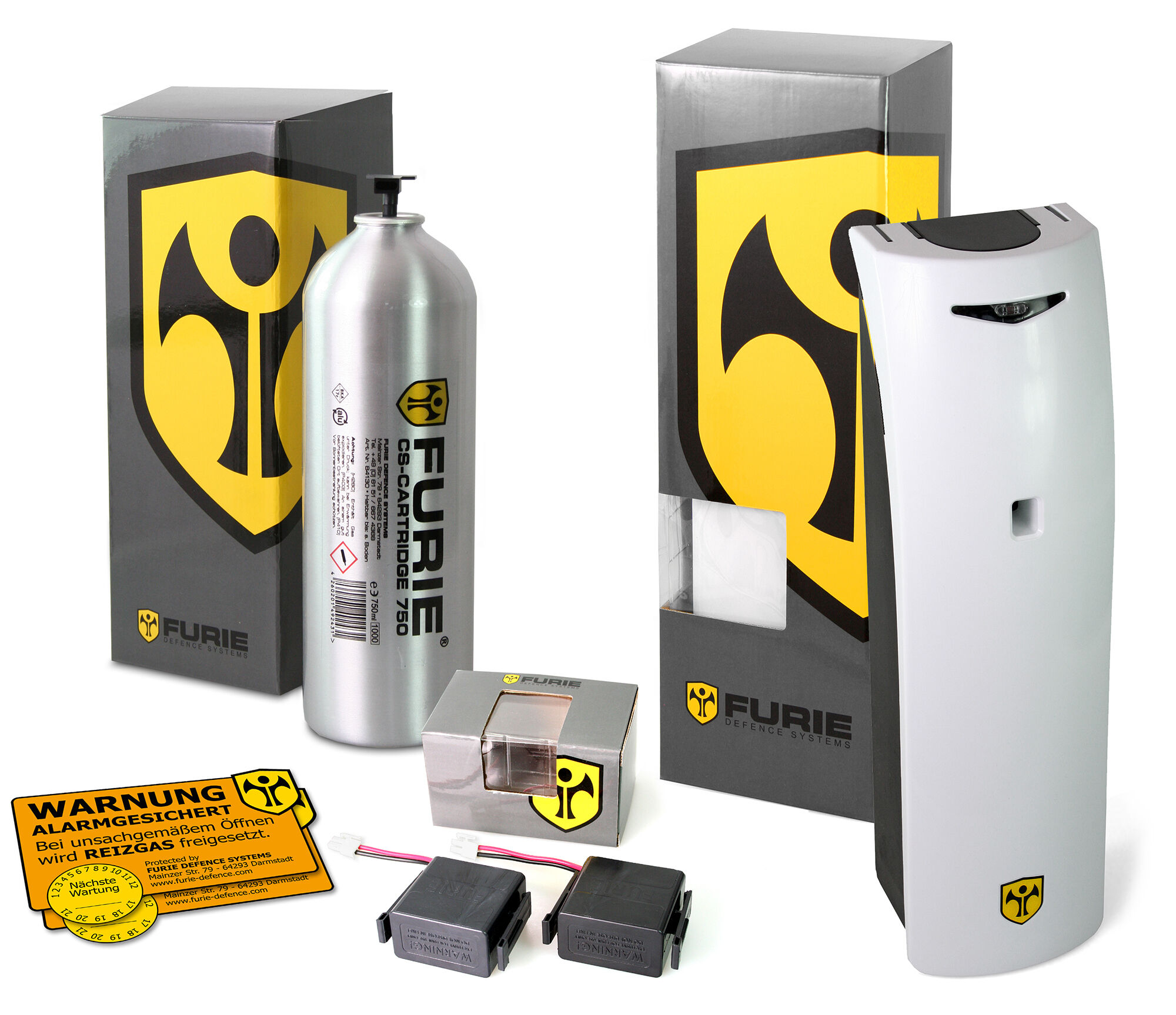 REIZGASMODUL-SET FURIE X-750 Flasche
