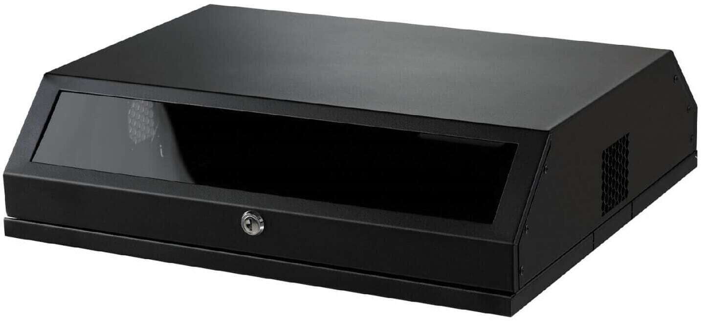 EPS 19" Wandgehäuse 3HE vertikal + 5HE horizontal schwarz | EPS