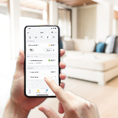 JB-151TH Temp.- & Feuchtigkeitssensor mit Thermostat , weiß