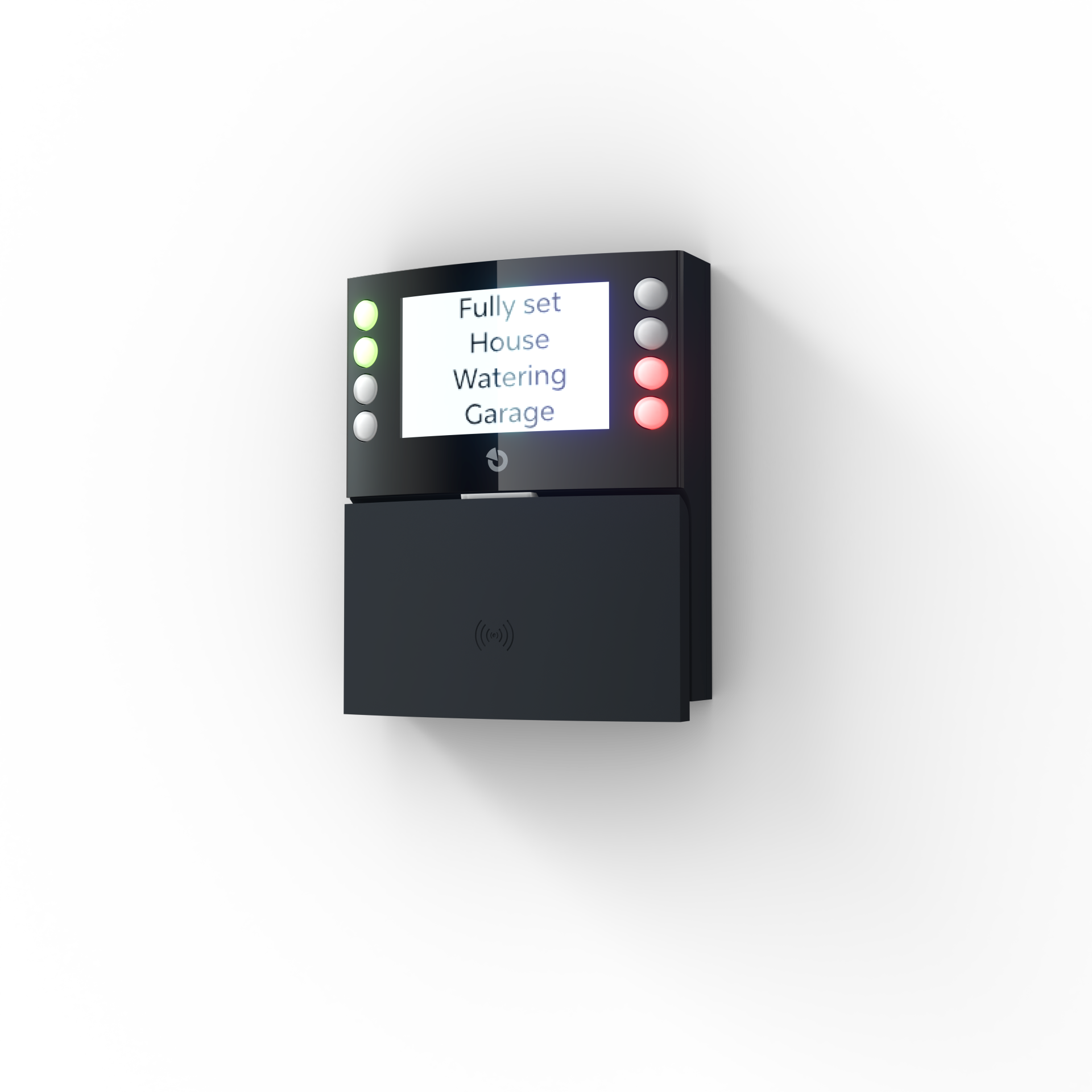 JA-155E-NFC-AN Funk-Tastatur mit Display und NFC - anthrazit
