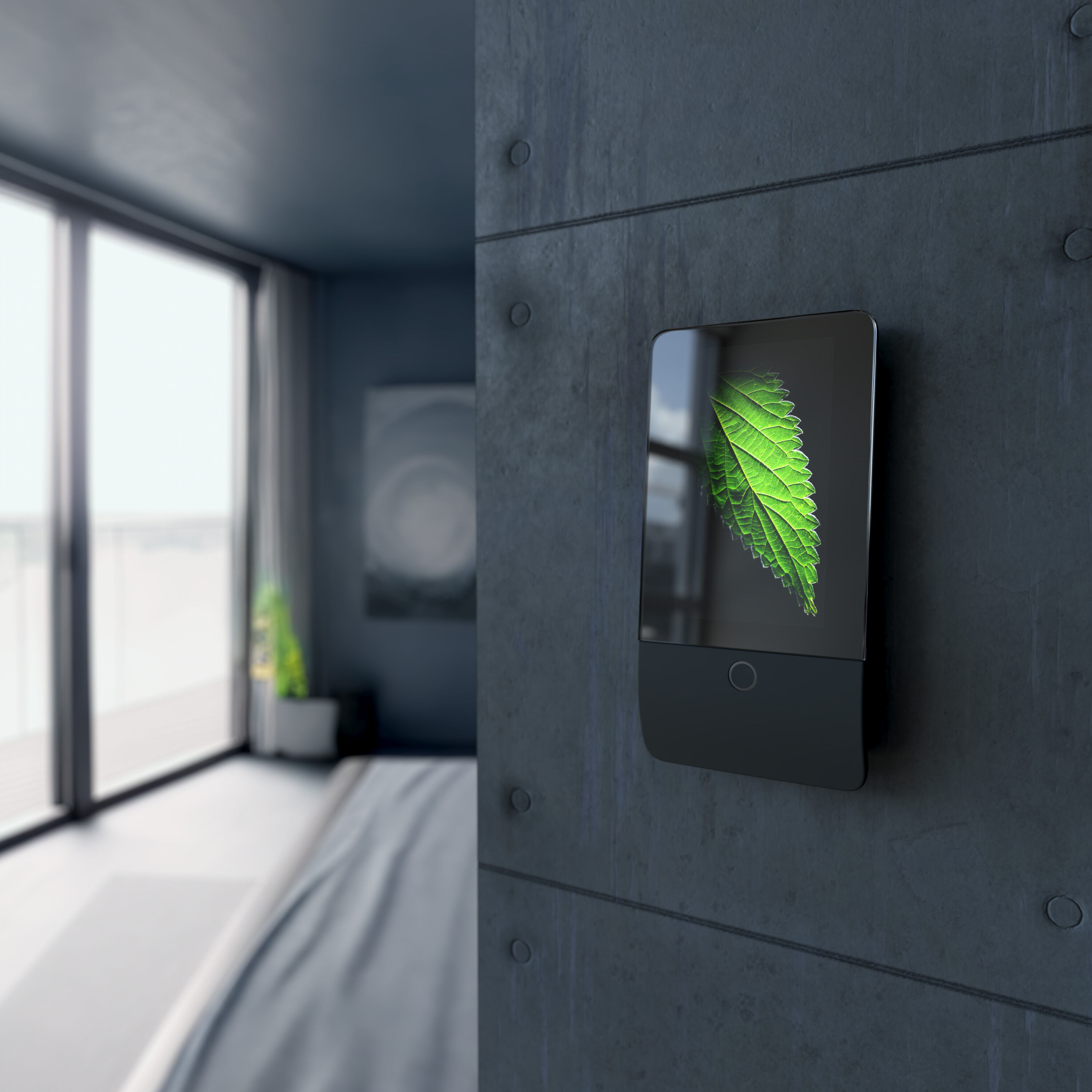 JA-116E-AN Bus-Touchscreen-Tastatur mit RFID-Leser - anthrazit JA-156E-AN Kabellose Touchscreen-Tastatur mit RFID-Lesegerät - Anthrazit