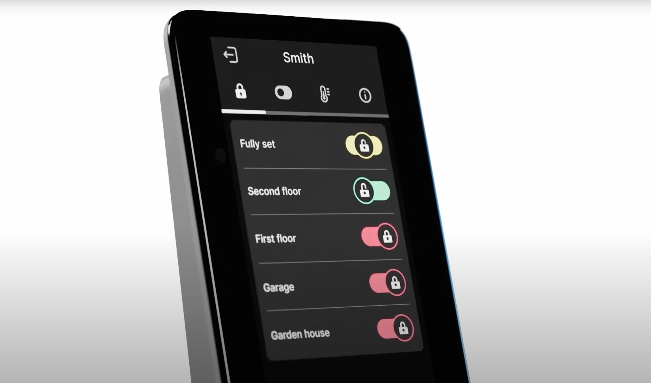 JA-116E-AN Bus-Touchscreen-Tastatur mit RFID-Leser - anthrazit
