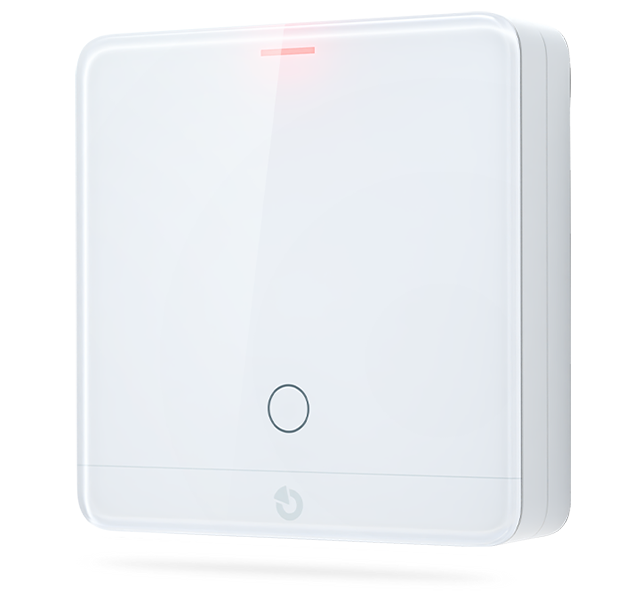 JB-151TH Temp.- & Feuchtigkeitssensor mit Thermostat , weiß