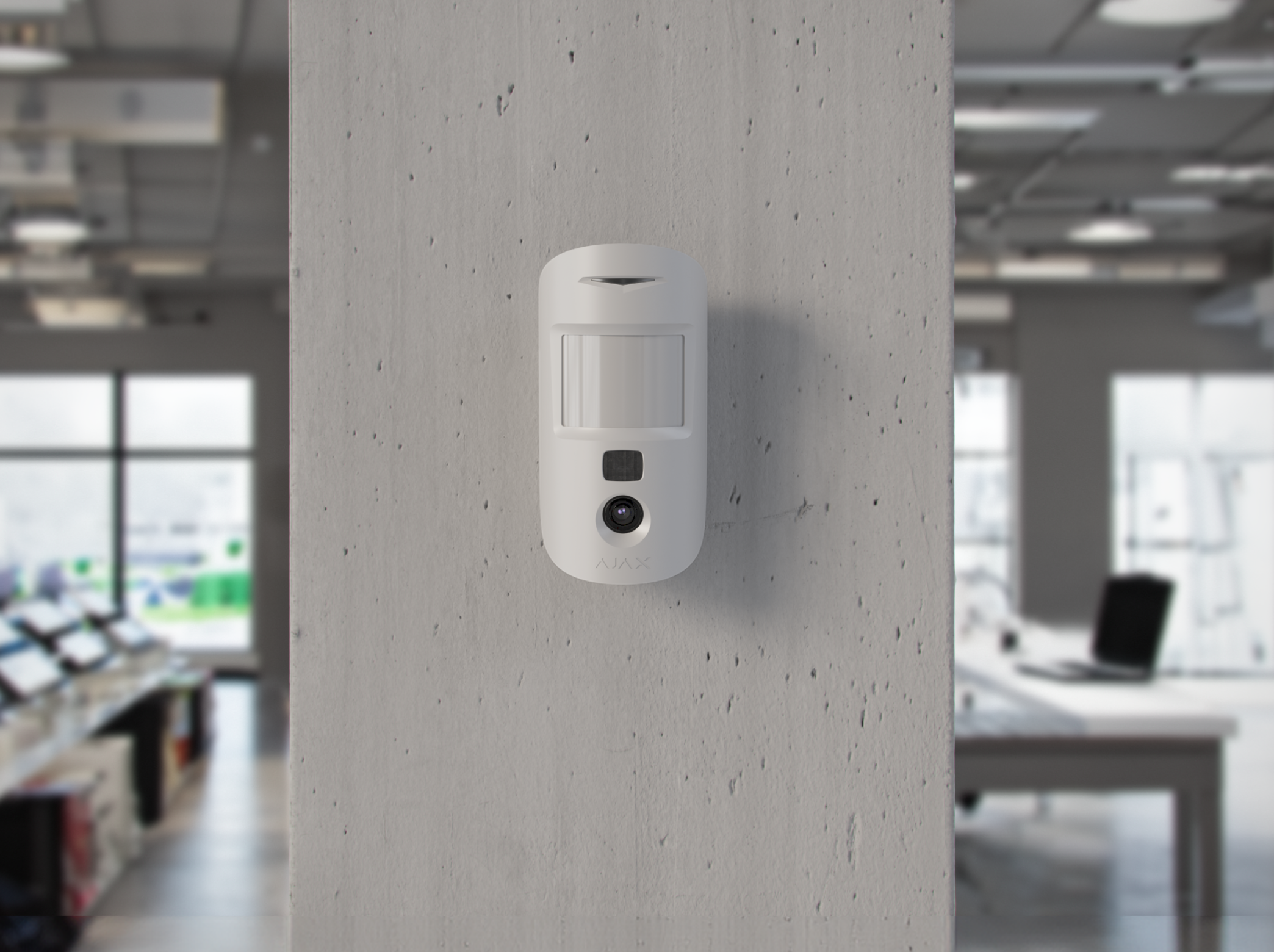 Ajax Superior MotionCam HD (PhOD) Jeweller Weiß Detailansicht Bild 4 | EPS