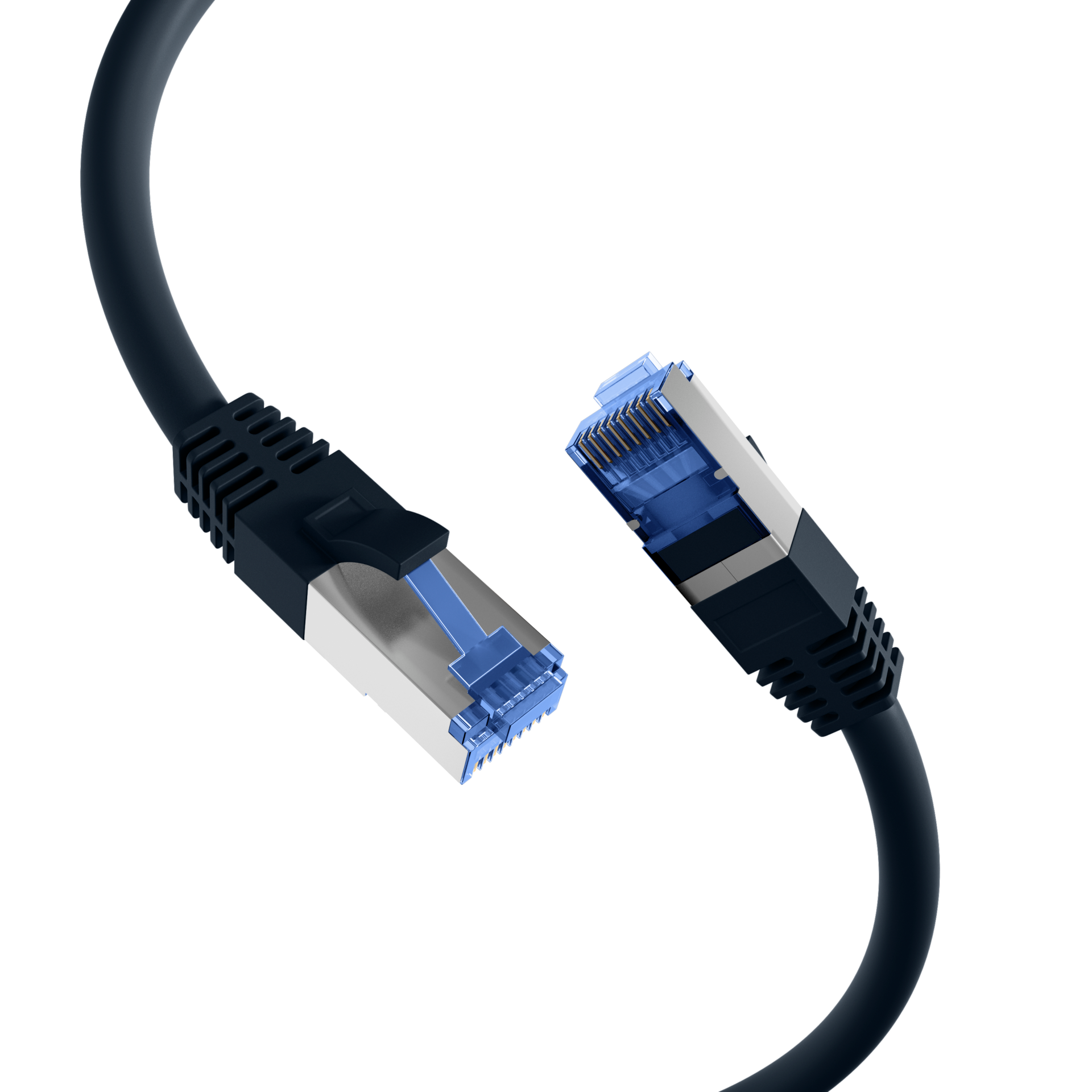EPS RJ45 Patchkabel Cat.6A S/FTP TPE Cat.7 Rohkabel 0,5m EPS RJ45 Patchkabel Cat.6A S/FTP TPE Cat.7 Rohkabel 0,5m Detailansicht Bild 3 | EPS