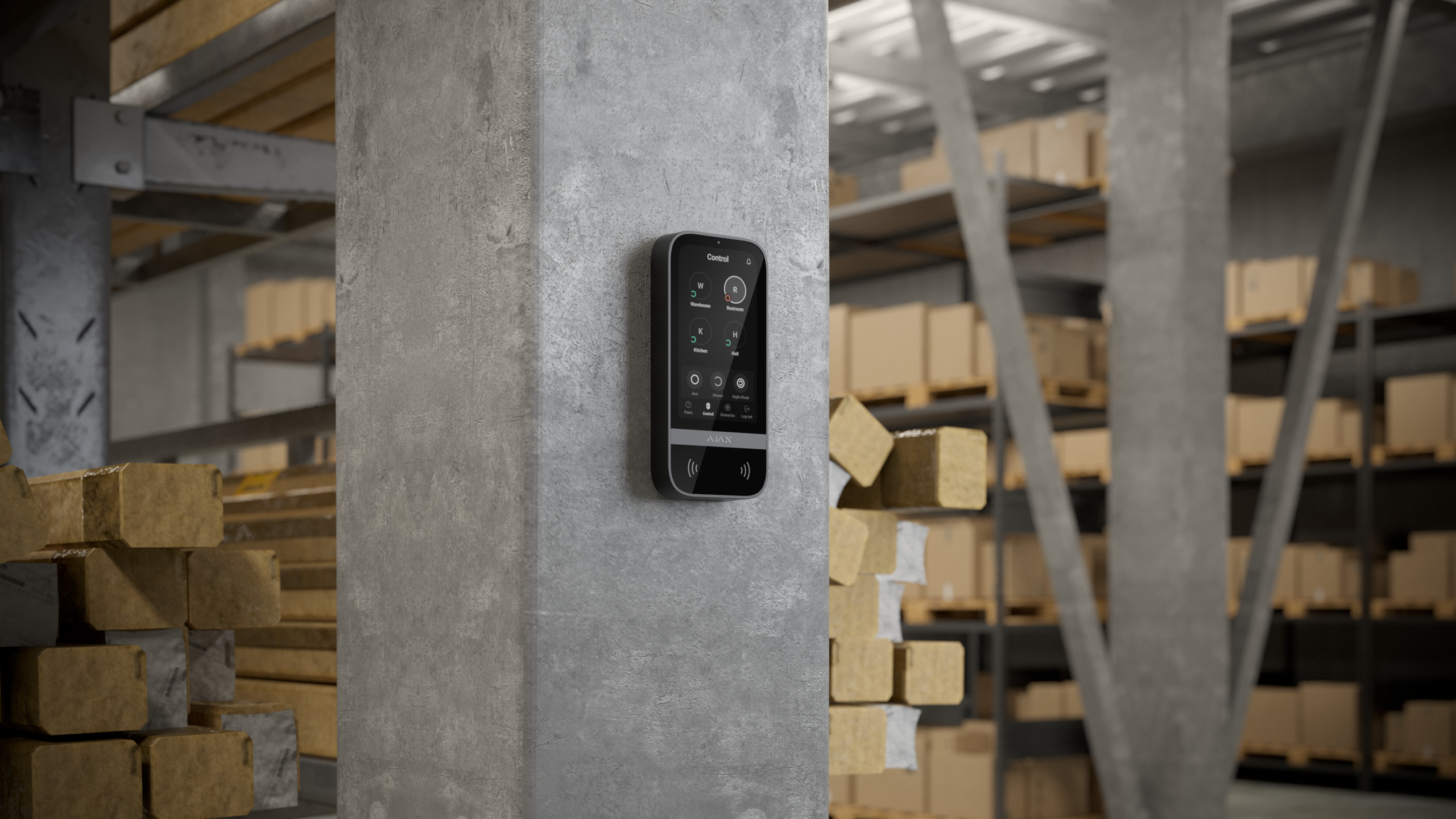 KeyPad TouchScreen Schwarz