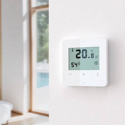 Jablotron JB-111TP Bus-Raumthermostat Weiß Jablotron JB-111TP Bus-Raumthermostat Weiß Detailansicht Bild 3 | EPS