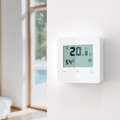 Jablotron JB-151TP Funk-Raumthermostat weiß Jablotron JB-151TP Funk-Raumthermostat weiß Detailansicht Bild 2 | EPS