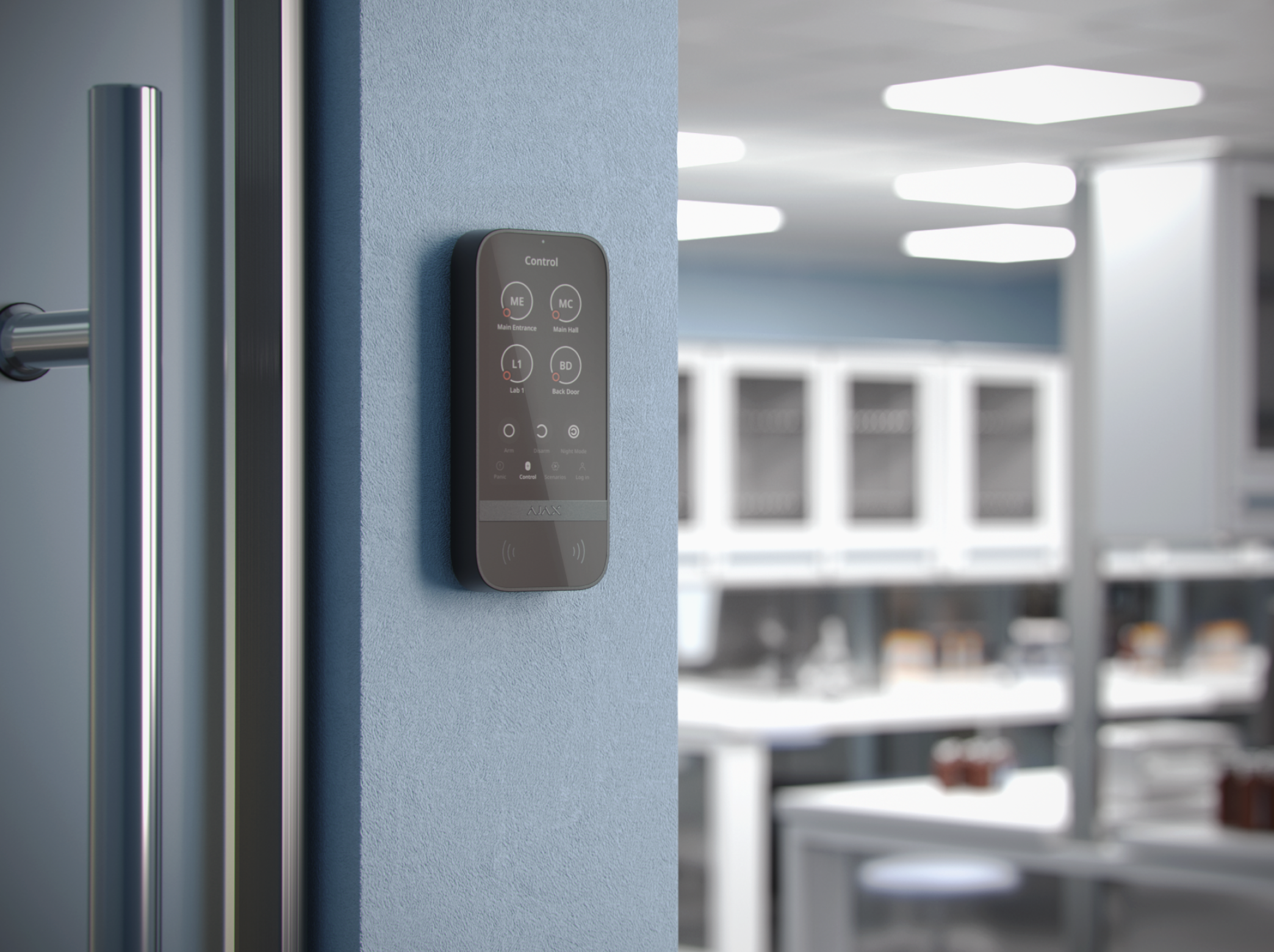 Ajax Superior KeyPad TouchScreen G3 Jeweller Schwarz | EPS