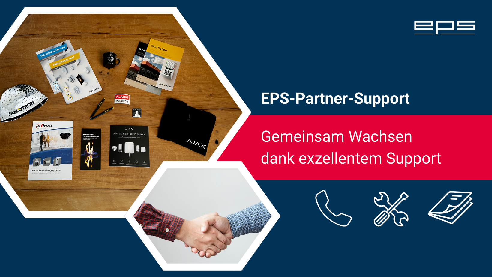 Ihr loyaler B2B-Partner mit Rundum-Support Werbung, Plakat, Körperteil, Hand, Person